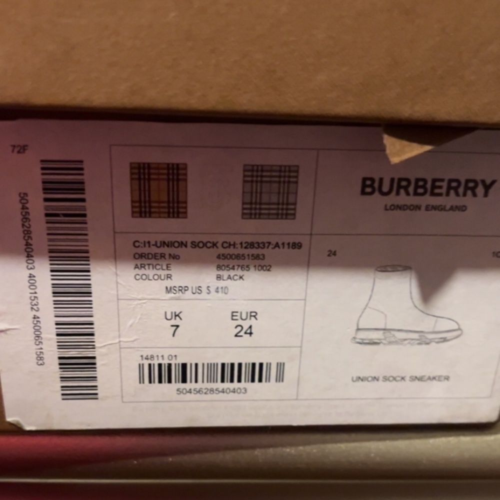 Burberry girl shoes